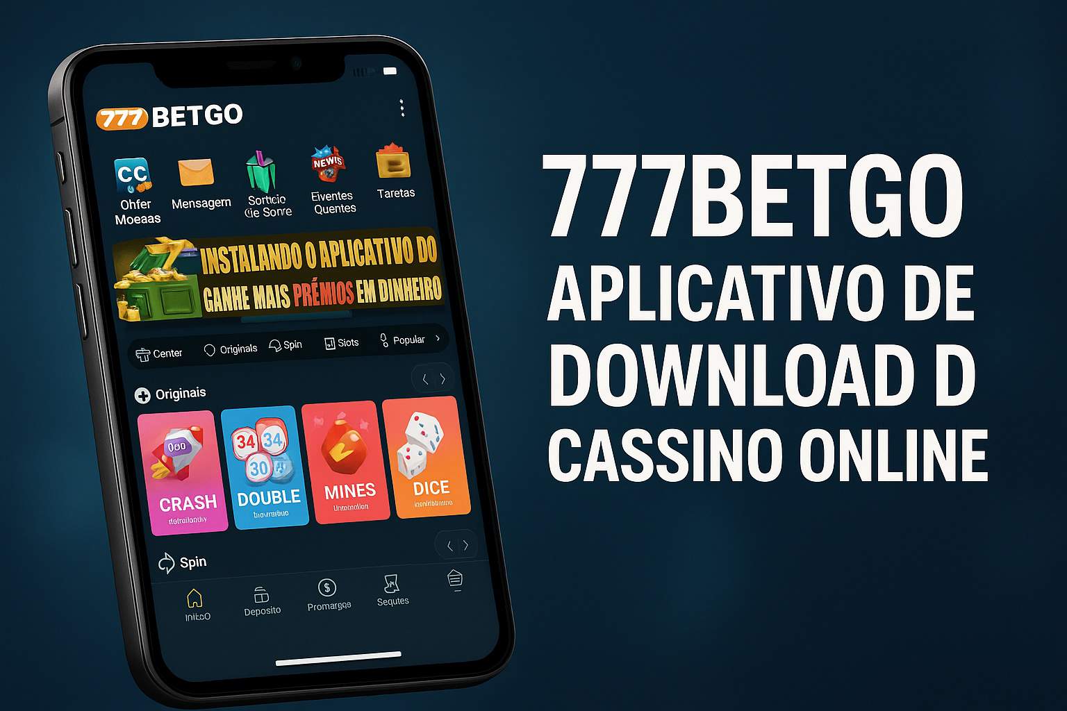 Baixar o 777BETGO Cassino App