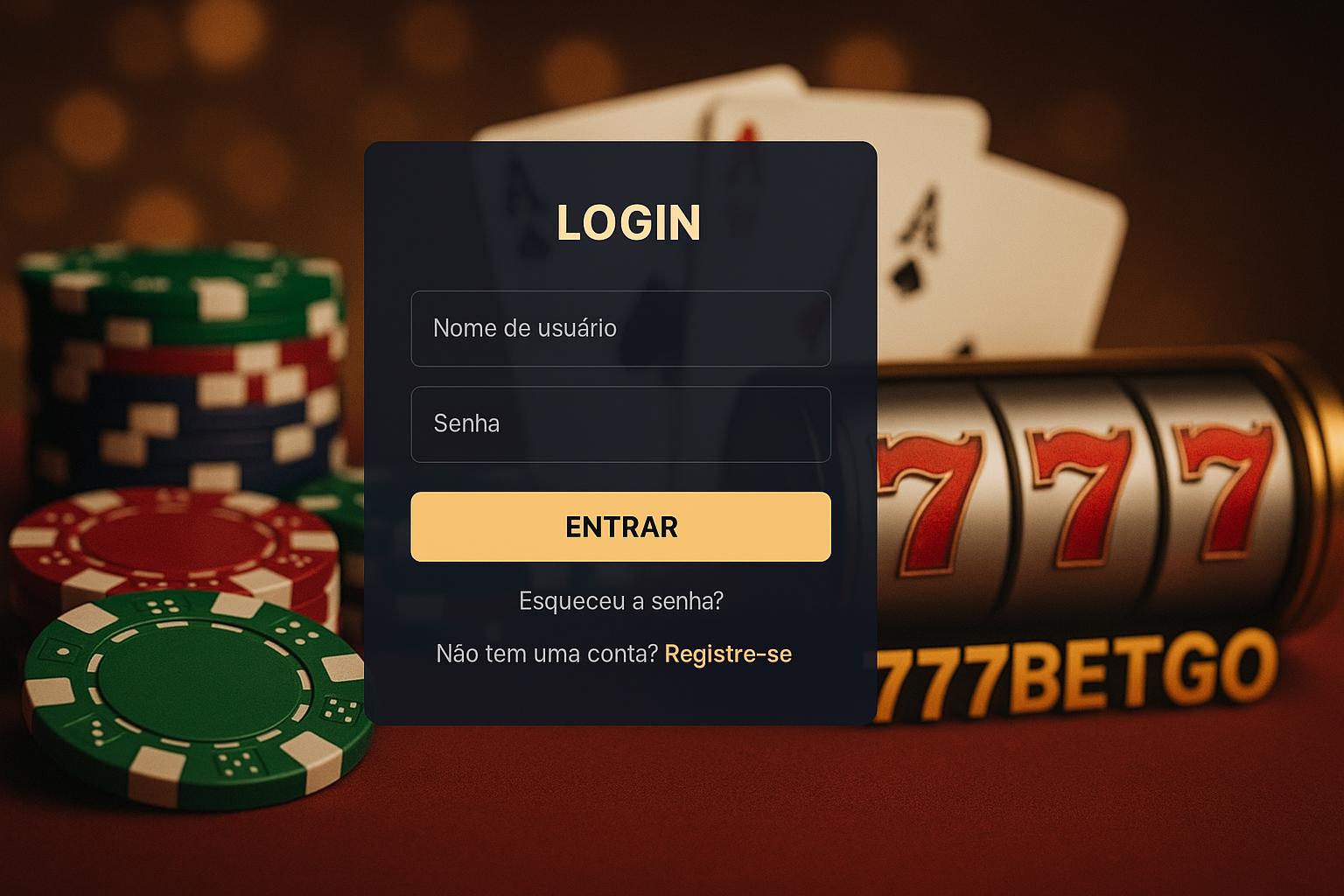 Login no Cassino 777BETGO