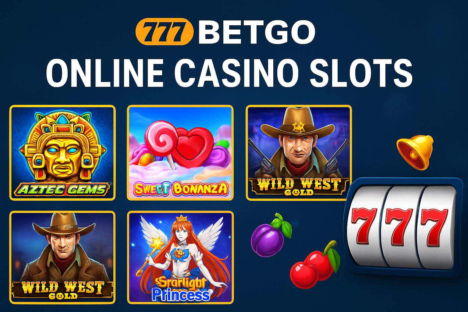 Explore o mundo das slot machines no 777BETGO Casino